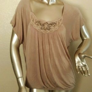 ☆BOBEAU☆Womans Short Sleeve Blouse